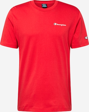 T-Shirt Champion Authentic Athletic Apparel en rouge : devant