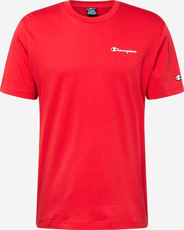 Tricou de la Champion Authentic Athletic Apparel pe roșu: față