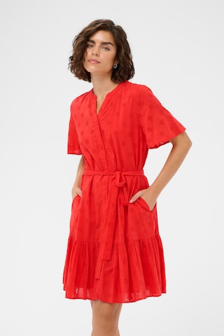 Kaffe - Vestido 'Fiona' em vermelho: frente