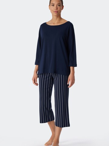 SCHIESSER Pyjama ' Modern Nightwear ' in Blauw