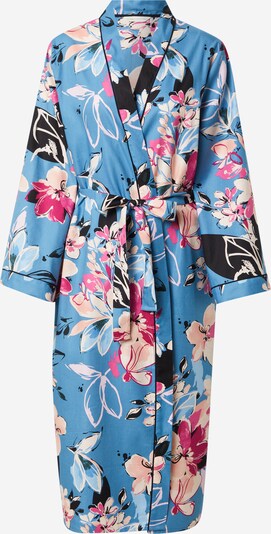 Cyberjammies Morgenmantel 'Hannah Turq' in hellblau / pink / rosa / schwarz / weiß, Produktansicht