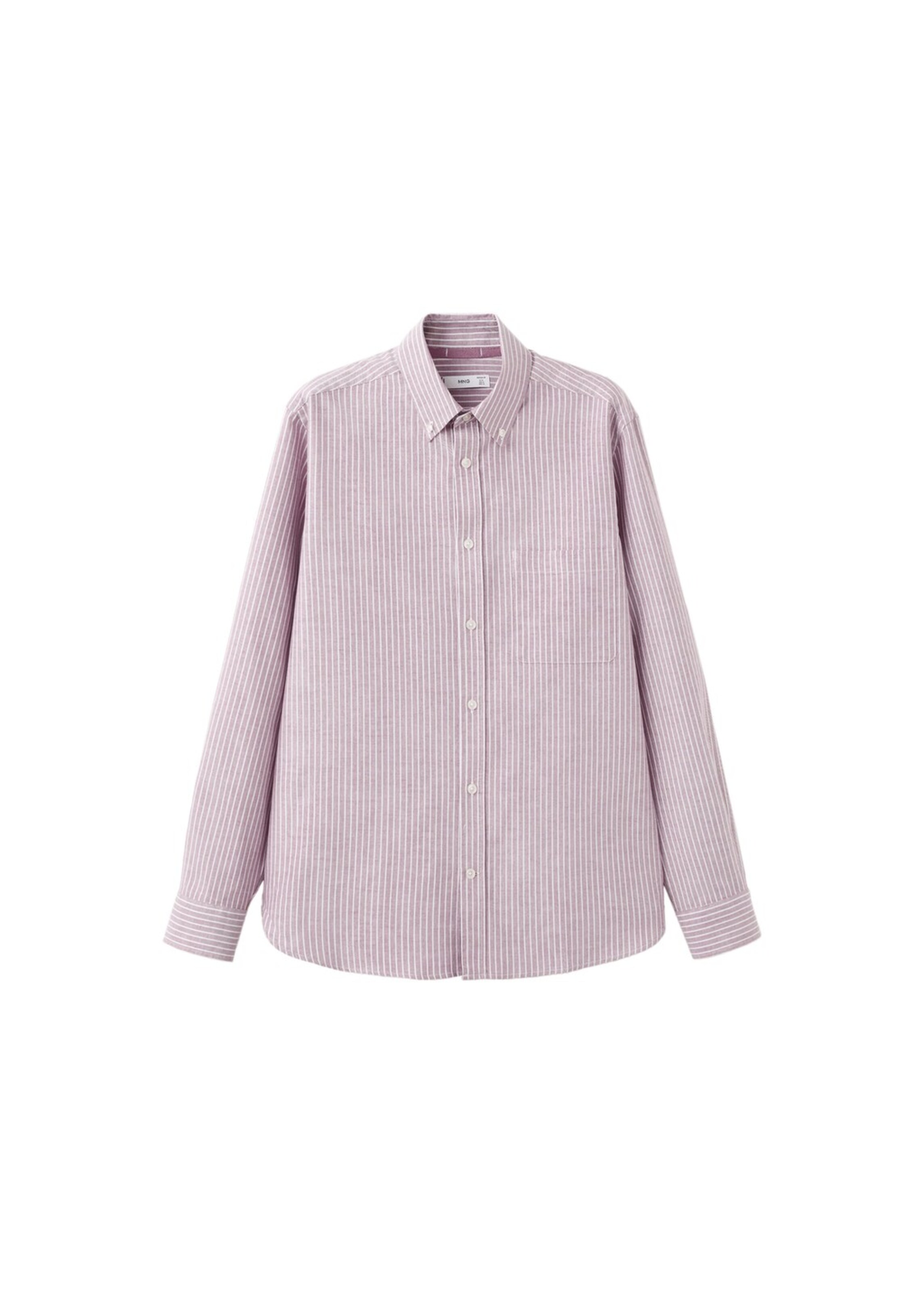MANGO MAN Regular Fit Hemd 'Oxlir' in Pink: Vorderseite