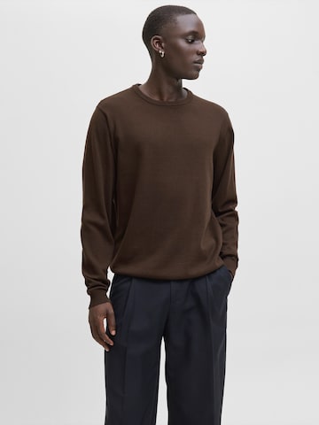 JACK & JONES Tröja i brun: framsida