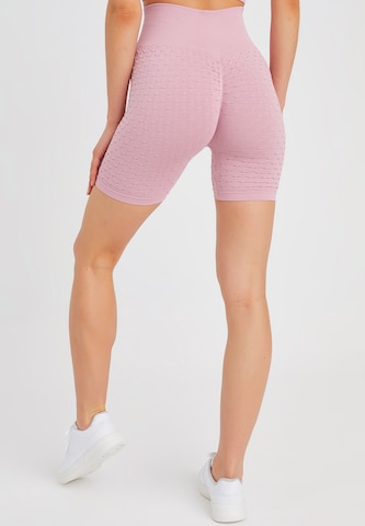 Leif Nelson Slimfit Sport Shorts in Pink