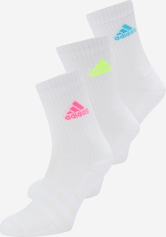 ADIDAS SPORTSWEAR Athletic Socks 'Cushioned Crew ' in White: front