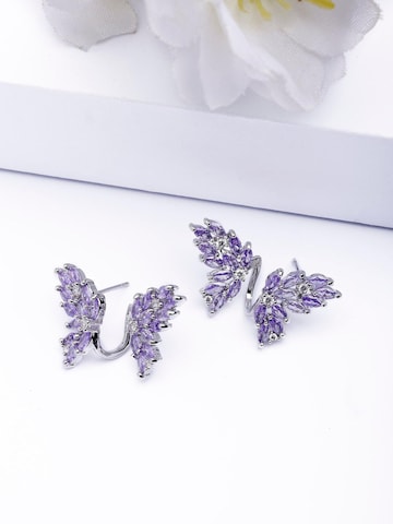 AVANT-GARDE PARIS Earrings 'Marta' in Purple