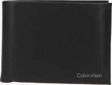 Portofel de la Calvin Klein pe negru: față