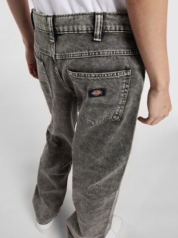 DICKIES - Loosefit Calças de ganga 'Houston' em cinzento