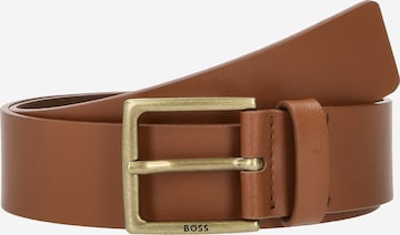 BOSS Black - Cinturón 'Rummi' en marrón: frente