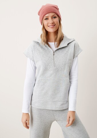 Sweat-shirt s.Oliver en gris : devant