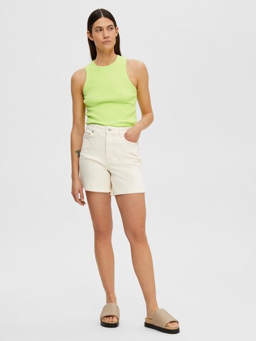 SELECTED FEMME Regular Shorts 'Krista' in Weiß