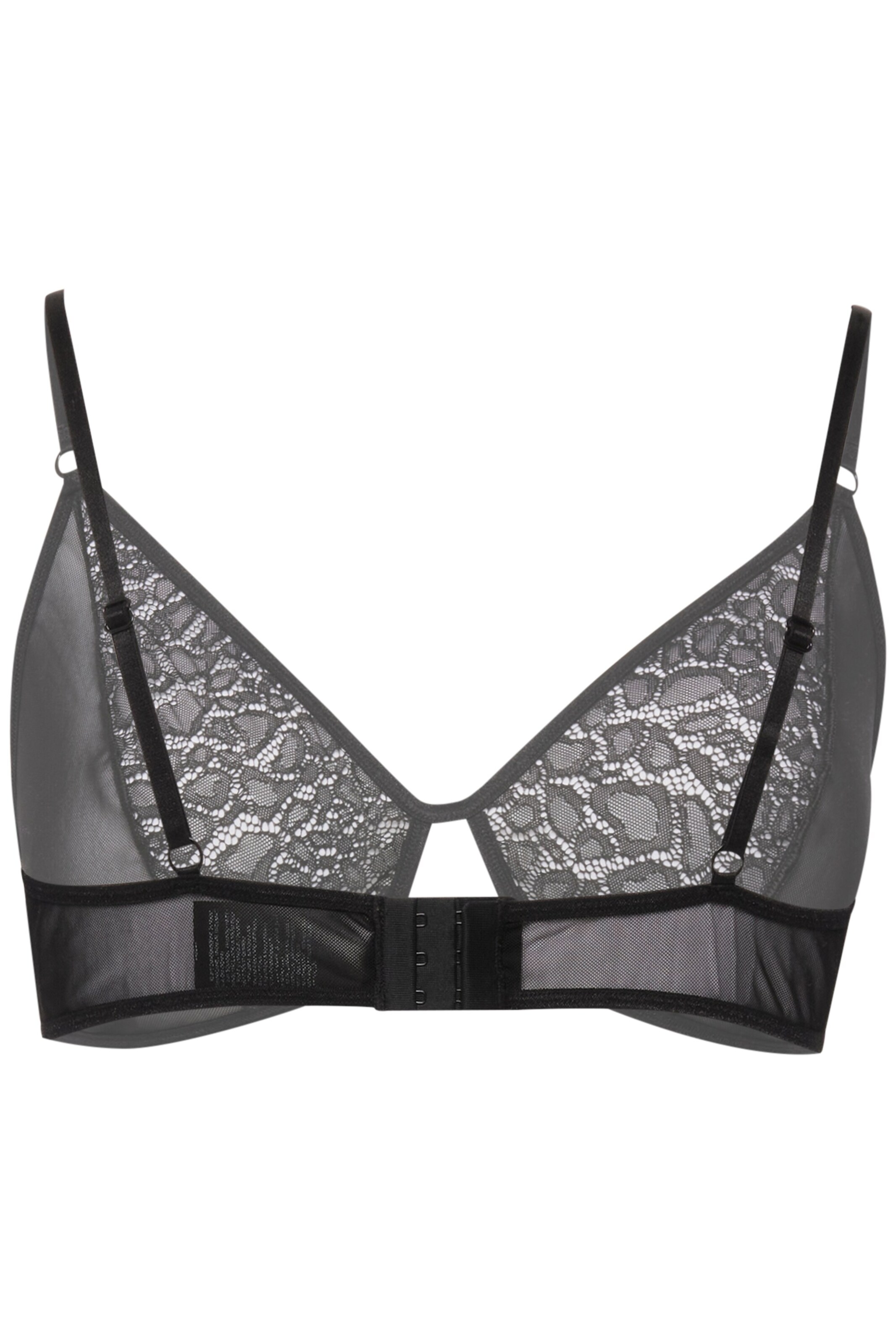 Ulla Popken Bustier BH in Schwarz
