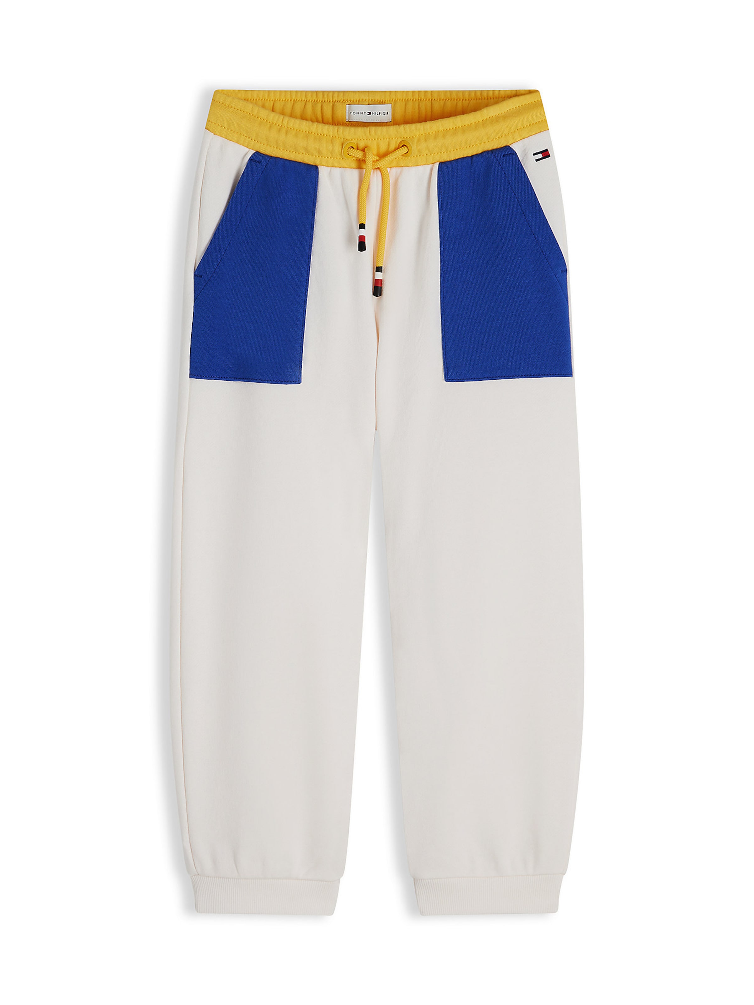 Loosefit Pantalon TOMMY HILFIGER en blanc : devant