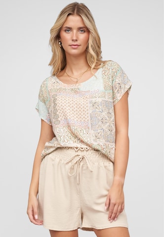Cloud5ive Bluse in Beige: Vorderseite