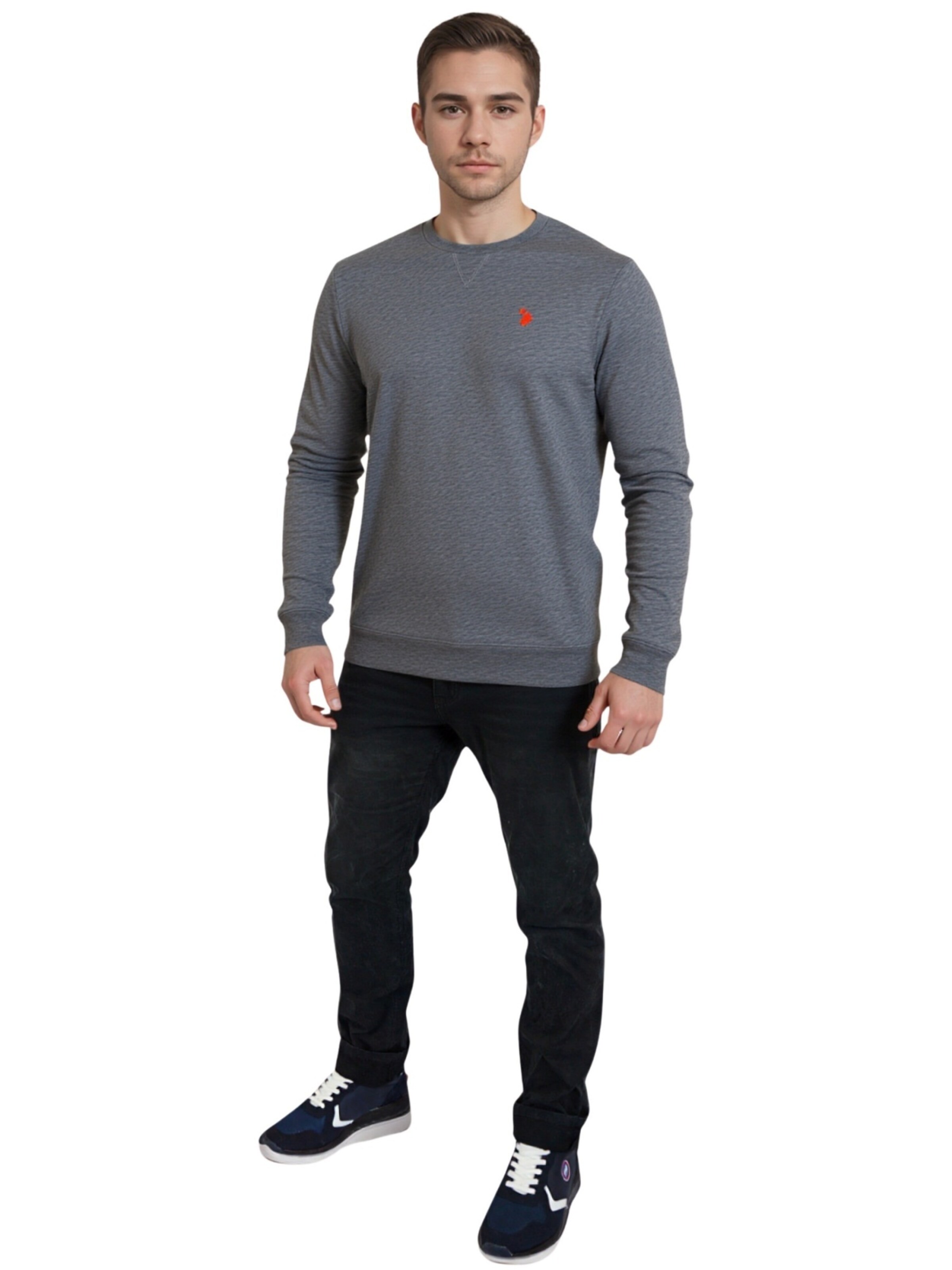 U.S. POLO ASSN. Pullover in Grau