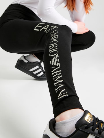 EA7 Emporio Armani Normalny krój Legginsy w kolorze czarny