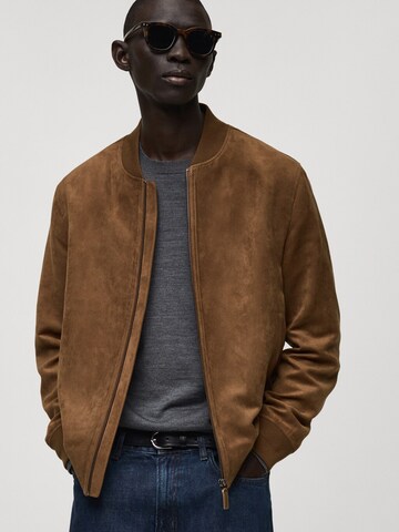 MANGO MAN Jacke 'Bero' in Braun: Vorderseite