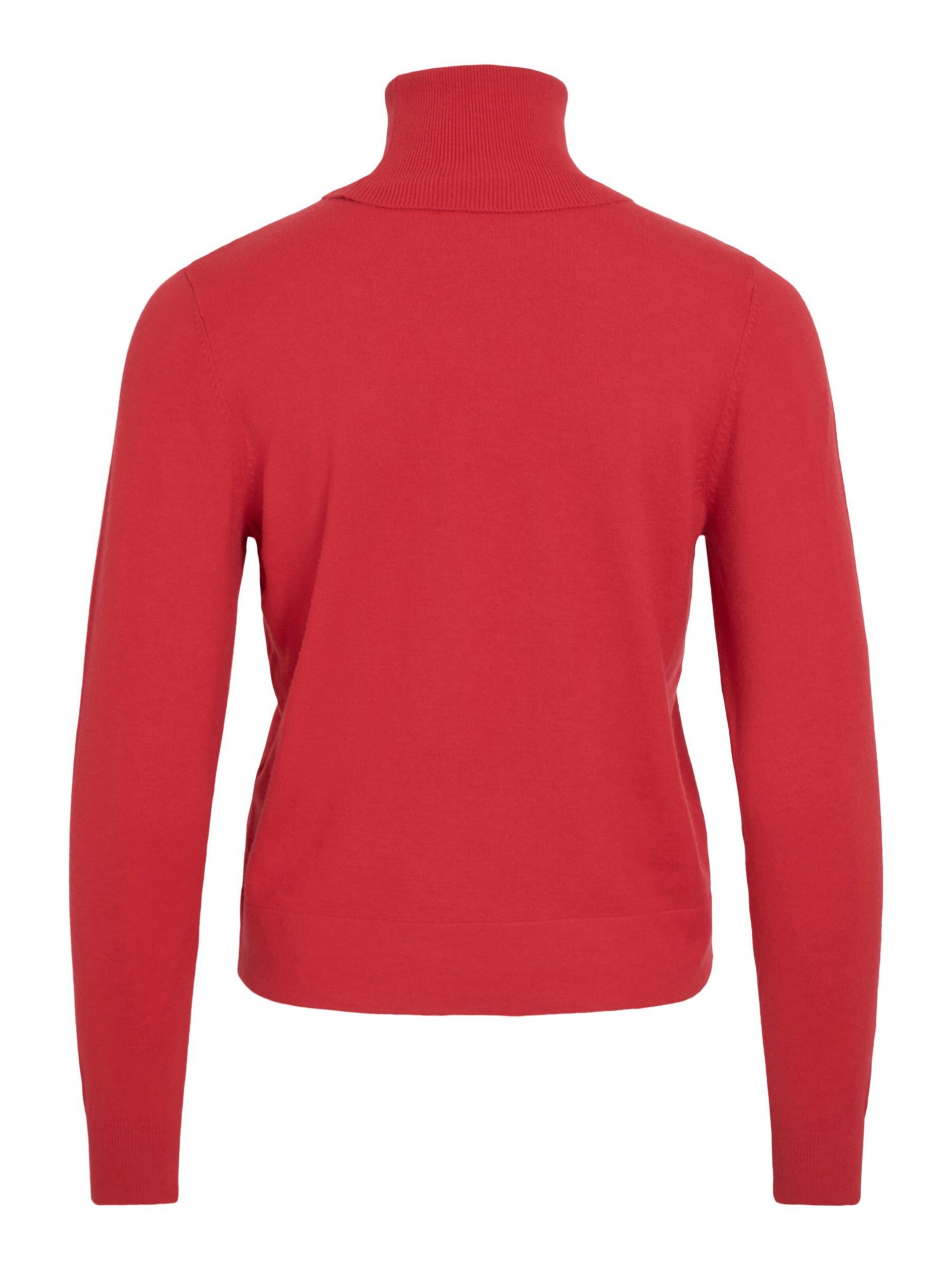 VILA Sweater 'KERRY' in Red