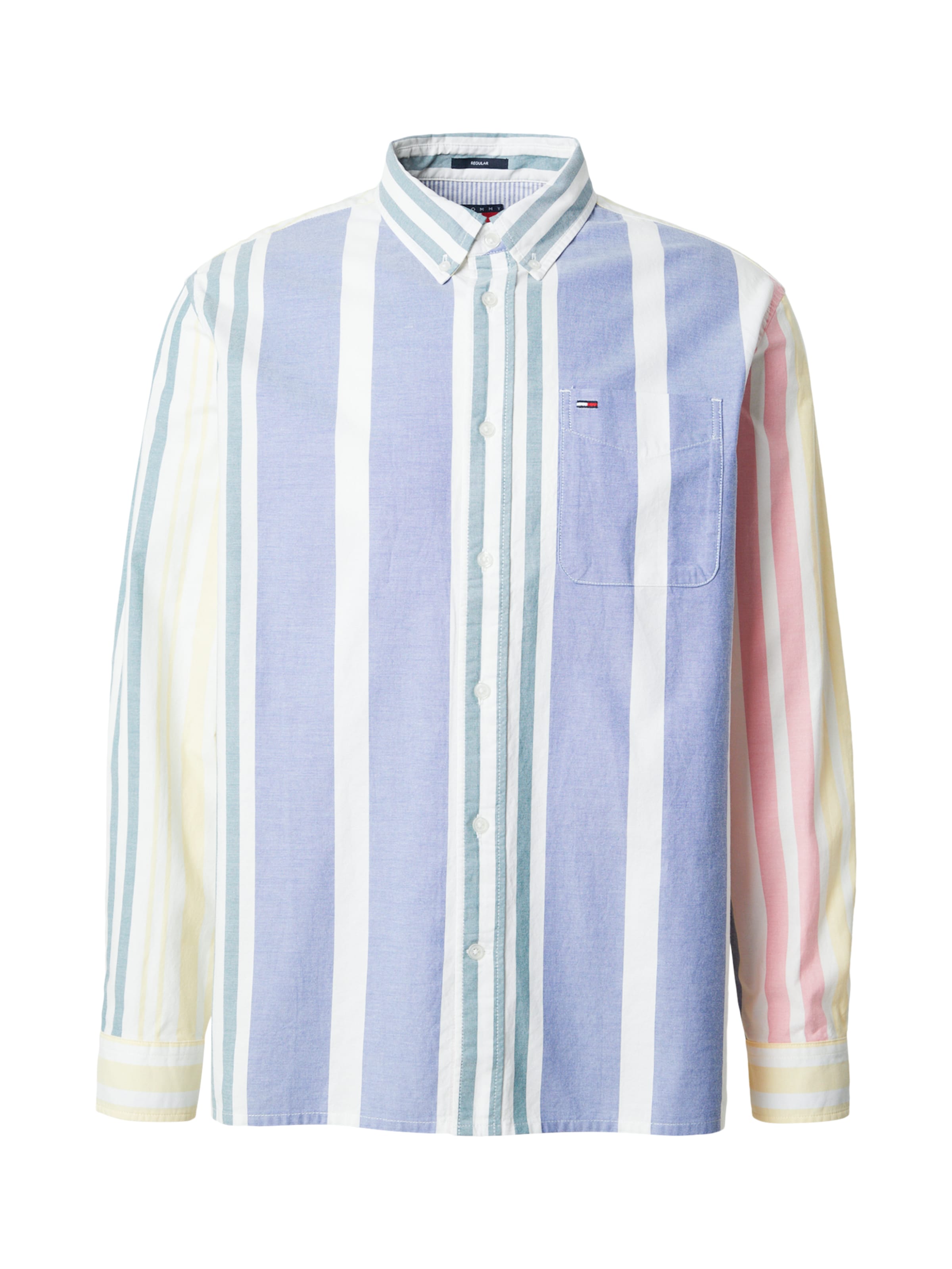 Tommy Jeans Regular fit Ing - fehér: elől