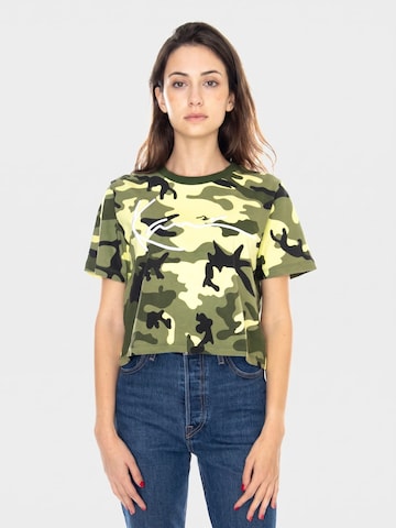 Karl Kani Koszulka 'Signature Crop Wide T-Shirt' w kolorze mieszane kolory