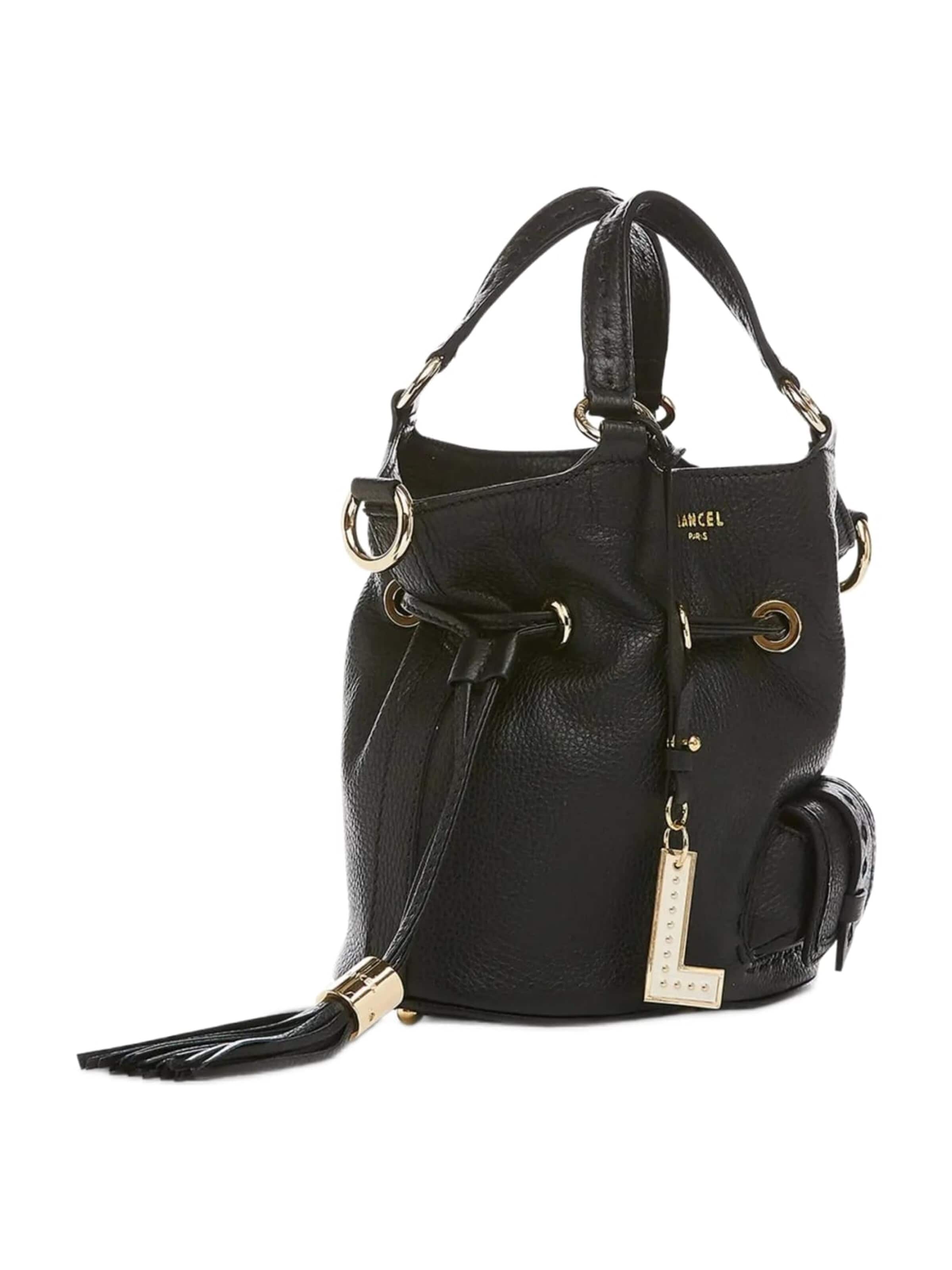 Lancel Schoudertas 'Lancel Sac Seau S Premier Flirt de Noir' in Zwart