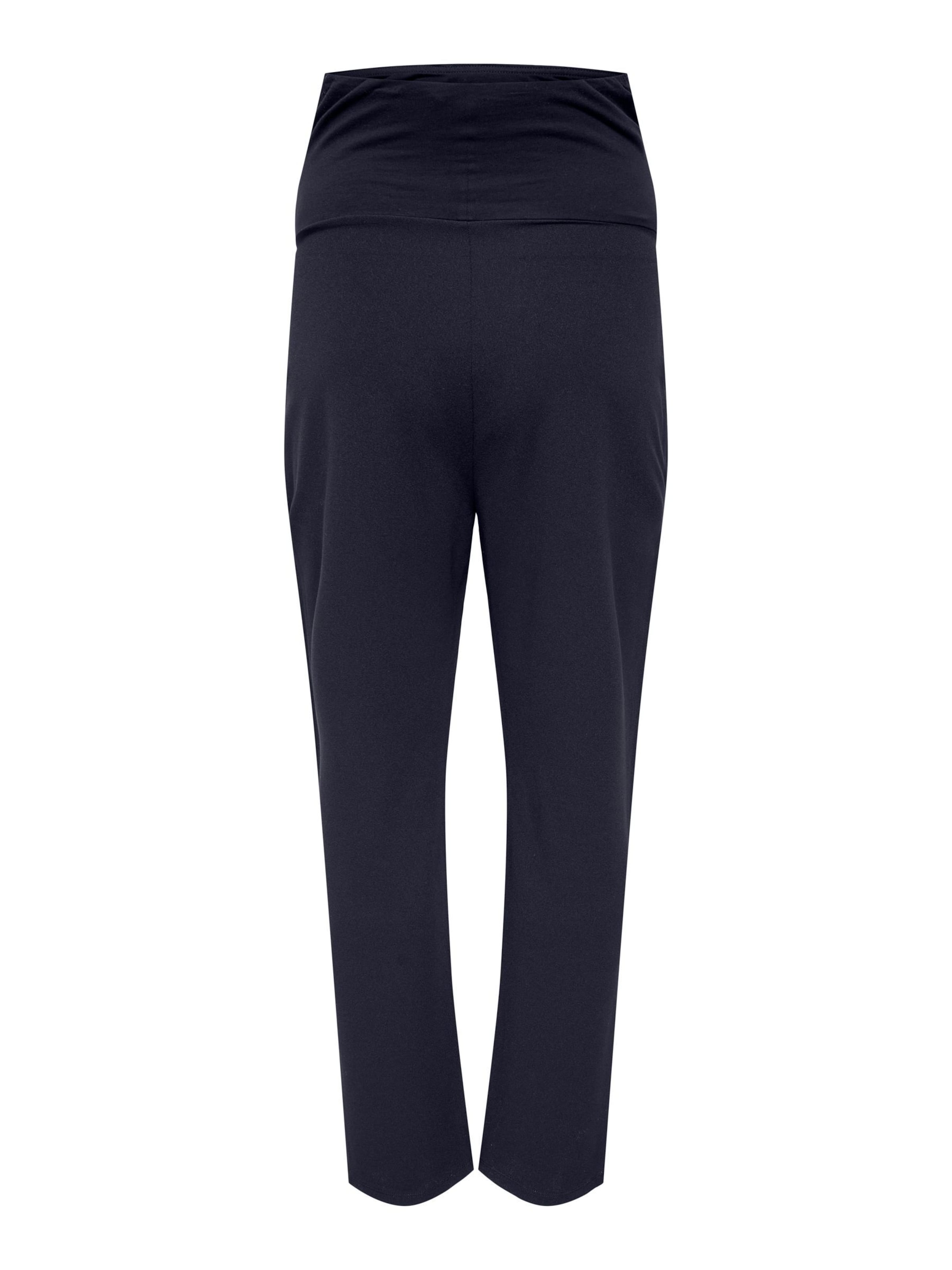 Only Maternity - Pierna ancha Pantalón en azul