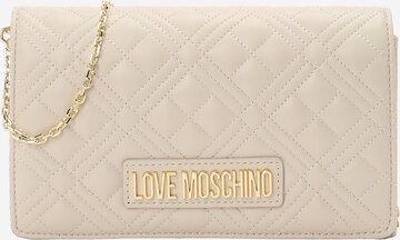 Love Moschino Schoudertas 'SMART DAILY' in Beige: voorkant