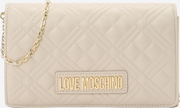 Borsa a tracolla 'SMART DAILY' di Love Moschino in beige: frontale