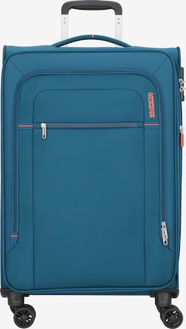 American Tourister Trolley in Blau: predná strana