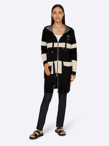 heine Knitted coat in Black