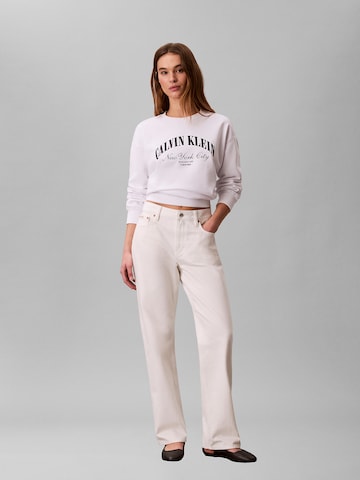 Calvin Klein Jeans Loosefit Jeans in Weiß