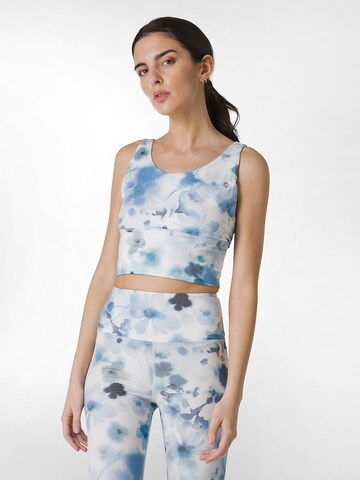 DEHA Bustier Sport-BH in Blau: Vorderseite