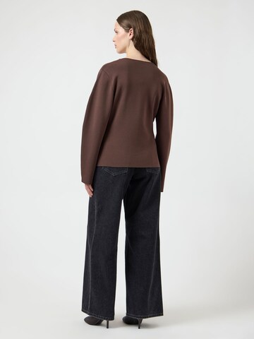 YAS Cardigan 'YASMikkala' i brun