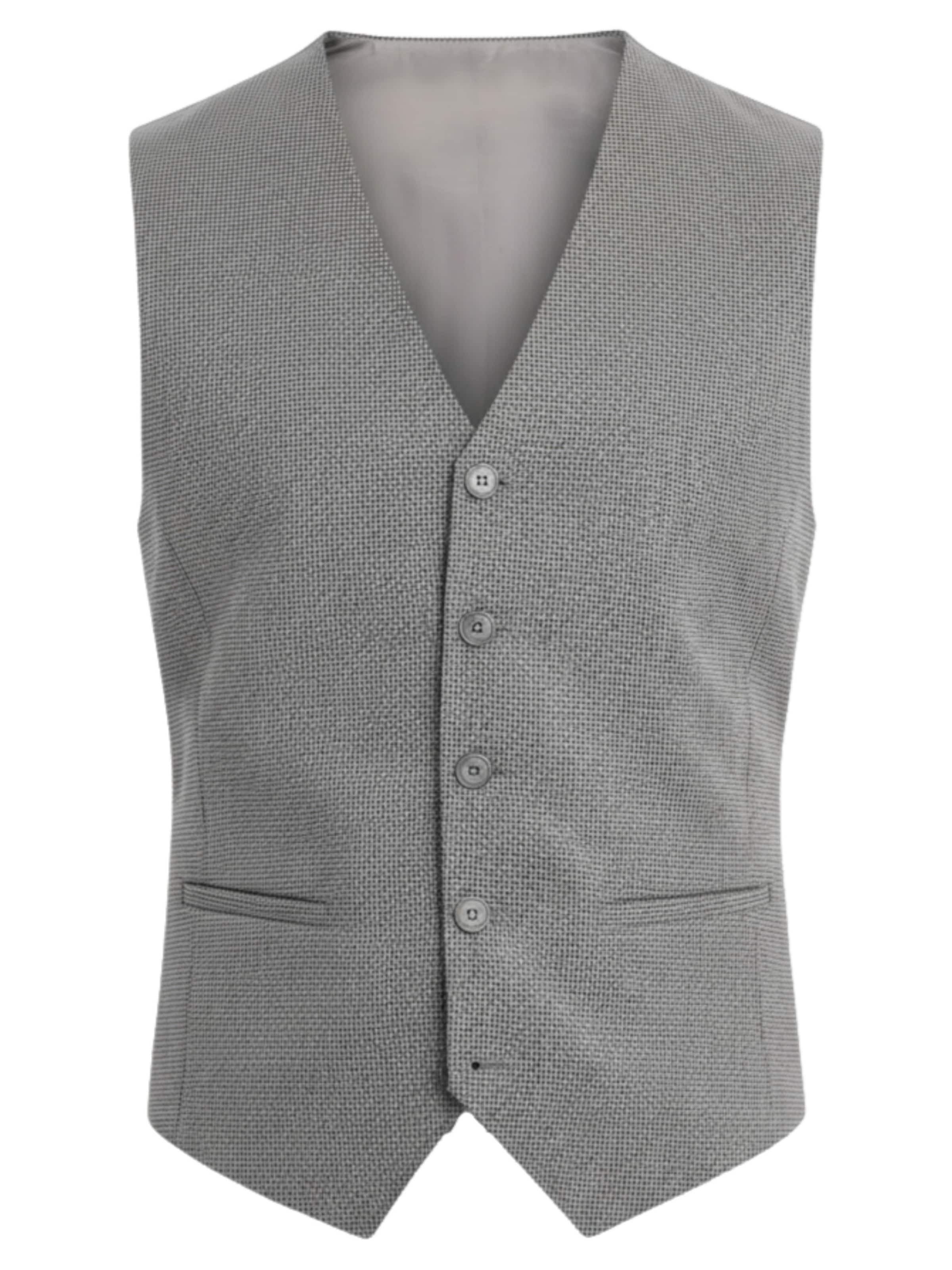 Ombre Vest in Grey: front