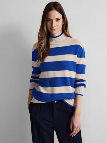 STREET ONE Sweater in Blue: front