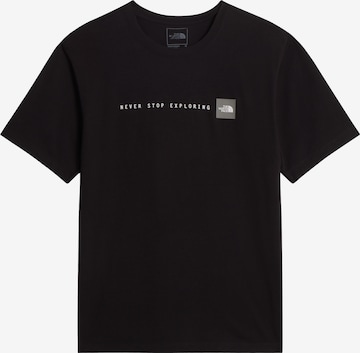 THE NORTH FACE Футболка 'NEVER STOP EXPLORING' в Черный: спереди