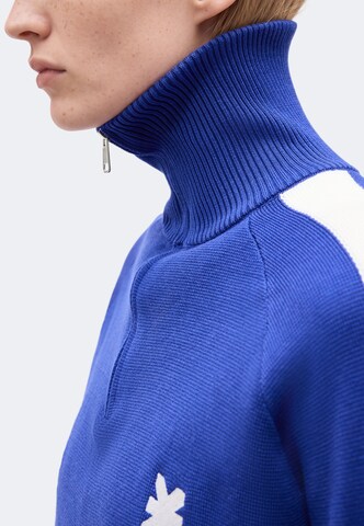 Karo Kauer Pullover in Blau
