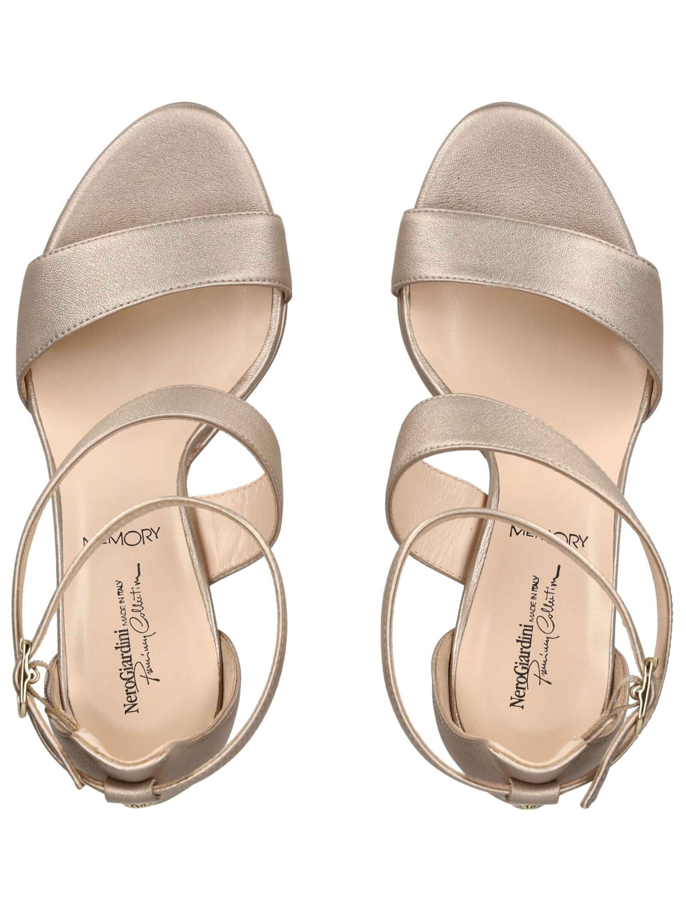 Nero Giardini Sandalen met riem in Goud