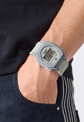 ADIDAS ORIGINALS Digitaal horloge in Grijs: voorkant