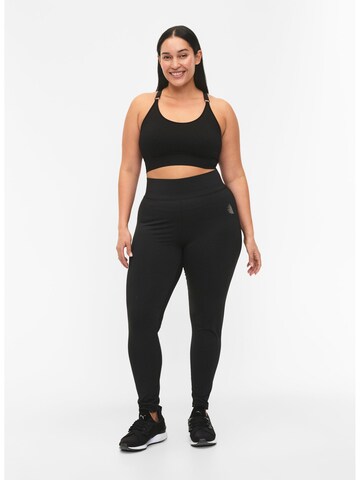 Active by Zizzi - Soutien Bustier Soutien de desporto 'AMY' em preto