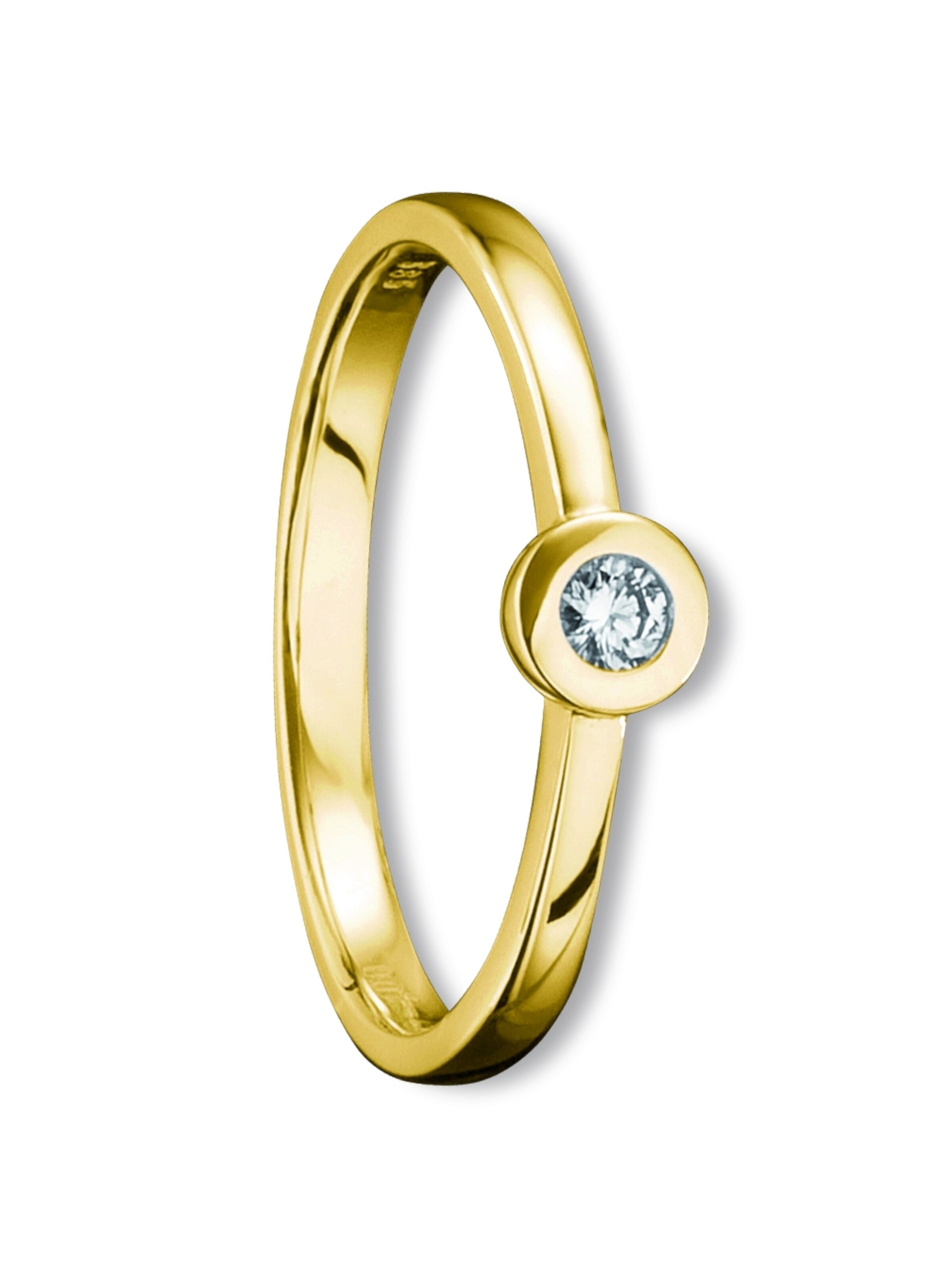 ONE ELEMENT Ring in Gold: Vorderseite