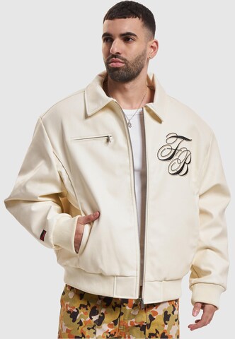 Veste mi-saison FUBU en blanc : devant