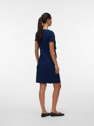 MAMALICIOUS Sukienka z dzianiny 'MLMilly June' w kolorze niebieski