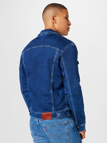 Pepe Jeans Tussenjas 'Pinner' in Blauw