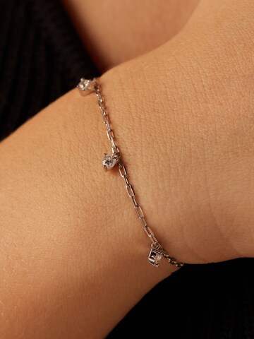 Lucardi Armband in Silber: Vorderseite