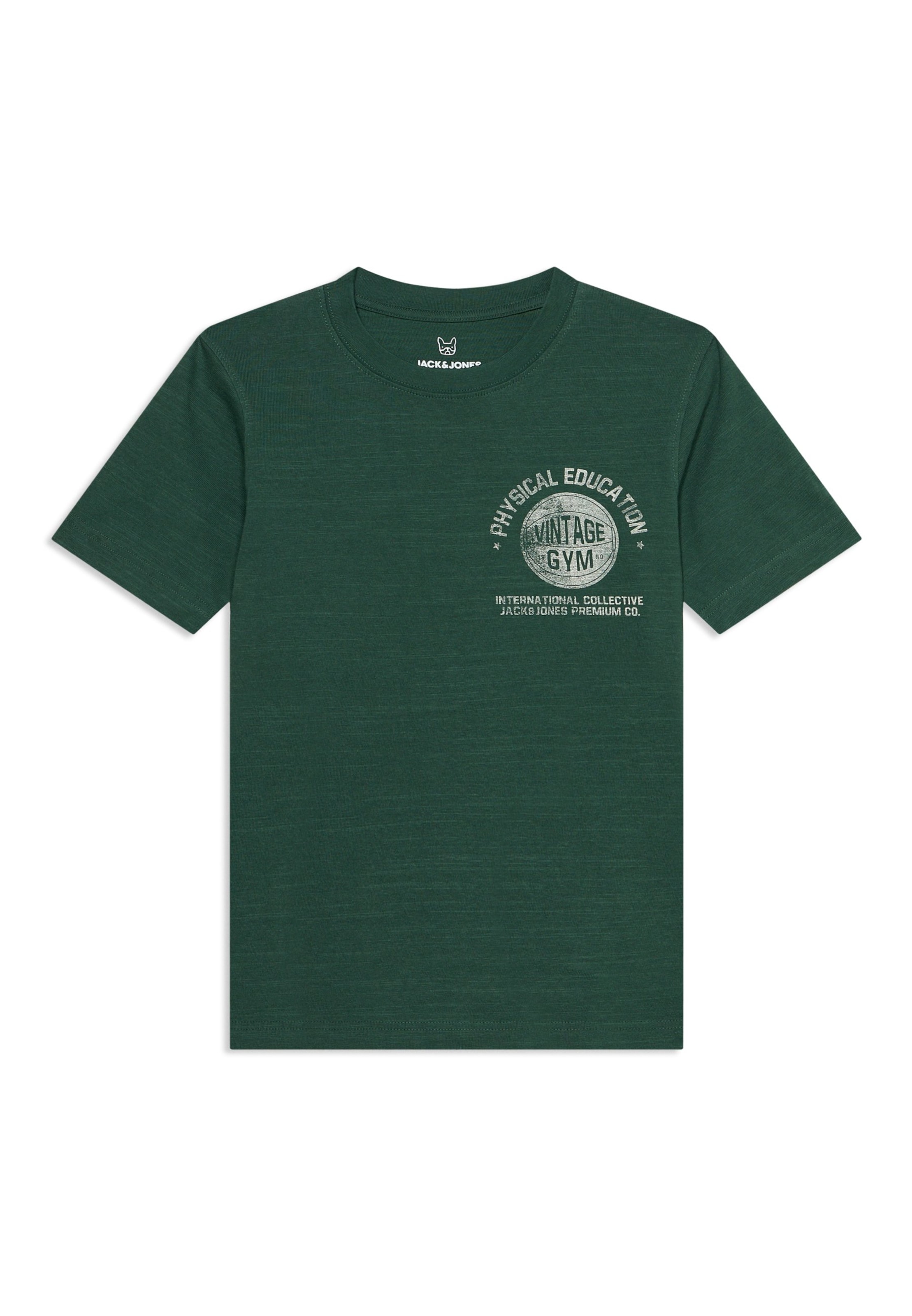 Jack & Jones Junior - Camiseta 'JPRBLUJACOB' en verde: frente