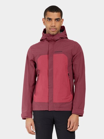 Veste outdoor 'GRIT' Didriksons en rouge : devant