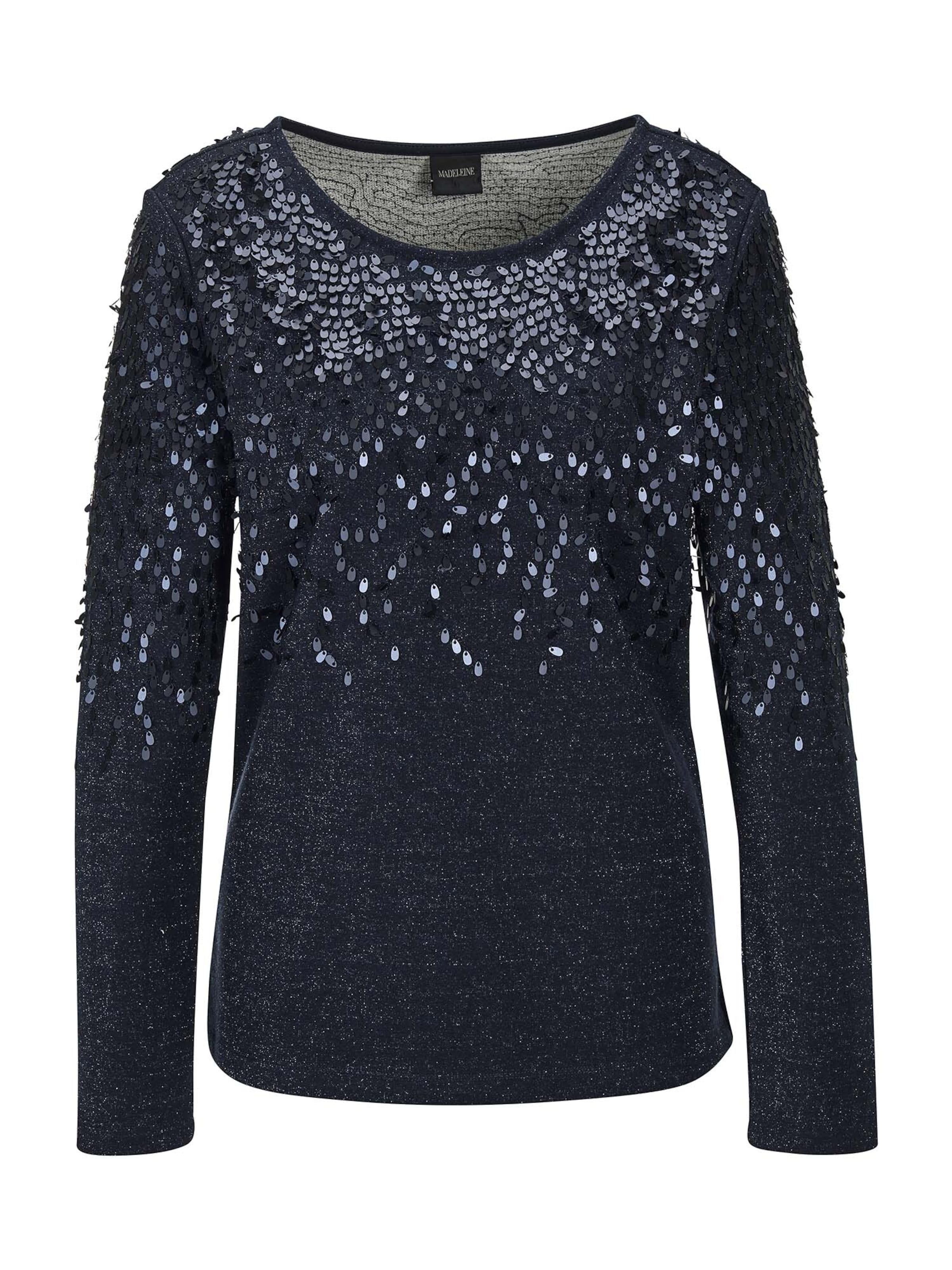 Sweat-shirt MADELEINE en bleu : devant