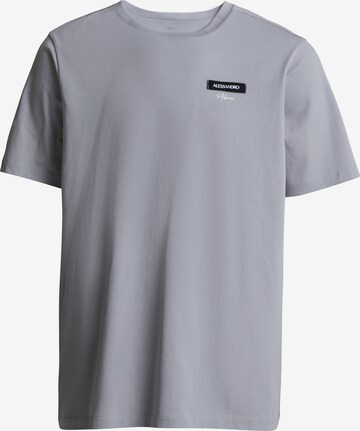 Alessandro Zavetti Shirt 'Cenerello' in Grey: front