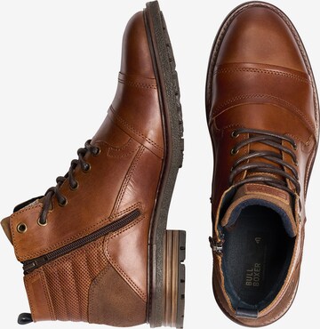 BULLBOXER Lace-Up Boots in Brown